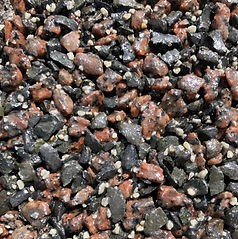 Canyon Black Granite natural aggregate sample