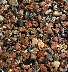 Copper Canyon Granite natural aggregate sample
