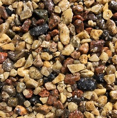 Golden Buff Granite natural aggregate sample