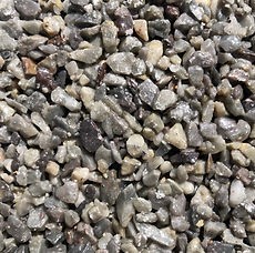 Silver Gray Marble natural aggregate sample
