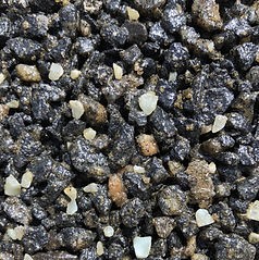 Midnight Charcoal Granite natural aggregate sample