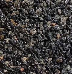 Deep Charcoal Granite natural aggregate sample