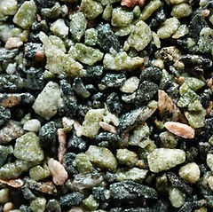 Sage Gray Granite natural aggregate sample